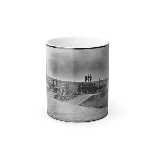 District of Columbia. Detachment of Company K, 3D Massachusetts Heavy Artillery, by Guns of Fort Stevens (U.S. Civil War) Color Changing Coffee Mug 11oz Default Title 11oz - Go Mug Yourself