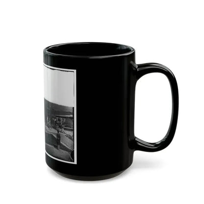 District Of Columbia. Gun Crews Of Company H, 3d Massachusetts Heavy Artillery, At Fort Lincoln (U.S. Civil War) Black Coffee Mug - Go Mug Yourself