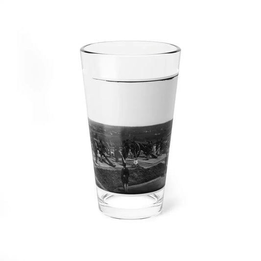 District Of Columbia. Gun Crews Of Company H, 3d Massachusetts Heavy Artillery, At Fort Lincoln (U.S. Civil War) Pint Glass 16oz 16oz - Go Mug Yourself