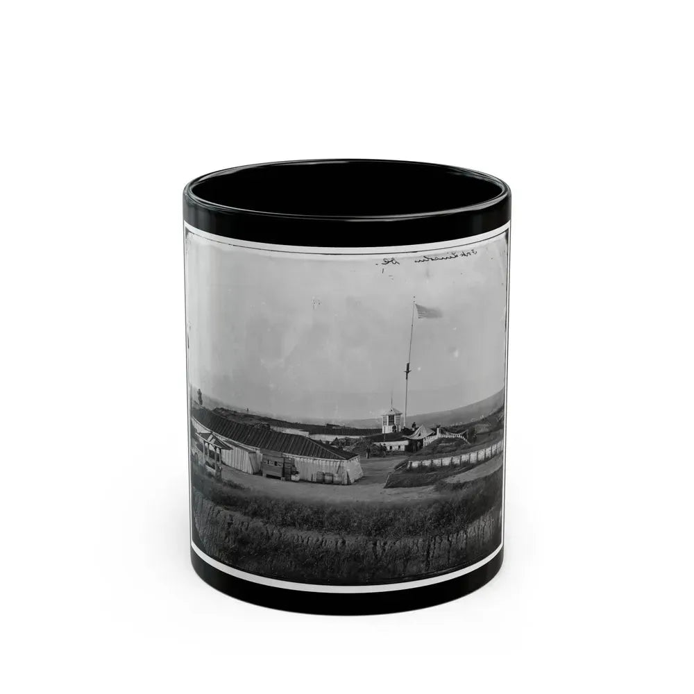 District Of Columbia. Interior View Of Fort Lincoln (U.S. Civil War) Black Coffee Mug 11oz - Go Mug Yourself