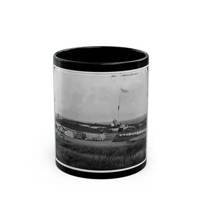 District Of Columbia. Interior View Of Fort Lincoln (U.S. Civil War) Black Coffee Mug 11oz - Go Mug Yourself