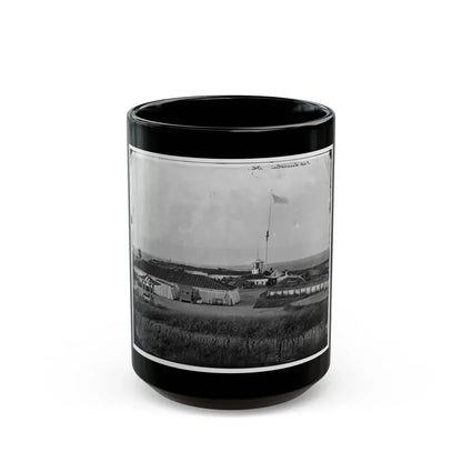 District Of Columbia. Interior View Of Fort Lincoln (U.S. Civil War) Black Coffee Mug 15oz - Go Mug Yourself