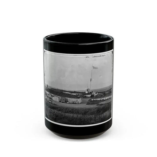 District Of Columbia. Interior View Of Fort Lincoln (U.S. Civil War) Black Coffee Mug 15oz - Go Mug Yourself