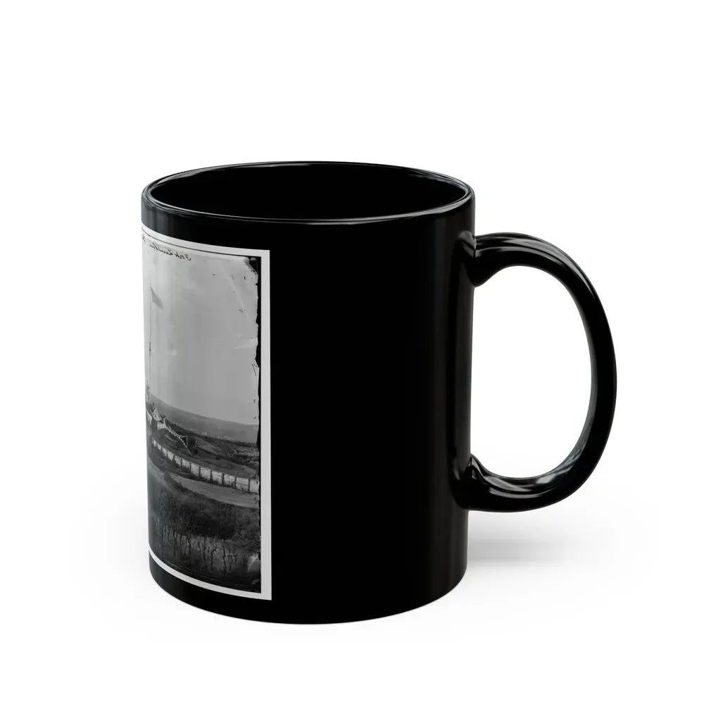 District Of Columbia. Interior View Of Fort Lincoln (U.S. Civil War) Black Coffee Mug - Go Mug Yourself