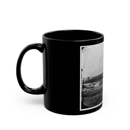 District Of Columbia. Interior View Of Fort Lincoln (U.S. Civil War) Black Coffee Mug - Go Mug Yourself