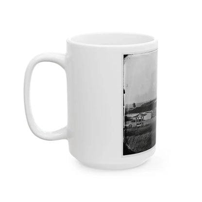 District Of Columbia. Interior View Of Fort Lincoln (U.S. Civil War) White Coffee Mug - Go Mug Yourself