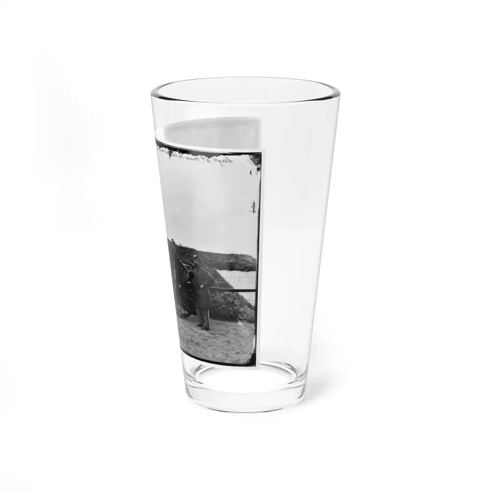 District Of Columbia. Sergeants Of 3d Massachusetts Heavy Artillery, With Gun And Caisson At Fort Totten (U.S. Civil War) Pint Glass 16oz - Go Mug Yourself