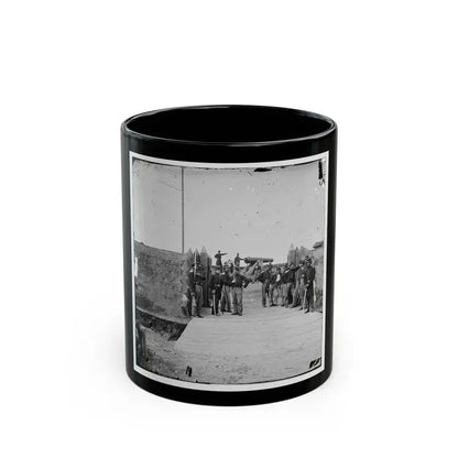 District Of Columbia. Soldiers At Gate Of Fort Slemmer (U.S. Civil War) Black Coffee Mug 11oz - Go Mug Yourself