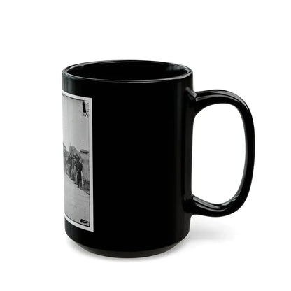 District Of Columbia. Soldiers At Gate Of Fort Slemmer (U.S. Civil War) Black Coffee Mug - Go Mug Yourself
