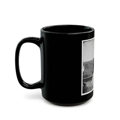 District Of Columbia. Soldiers At Gate Of Fort Slemmer (U.S. Civil War) Black Coffee Mug - Go Mug Yourself