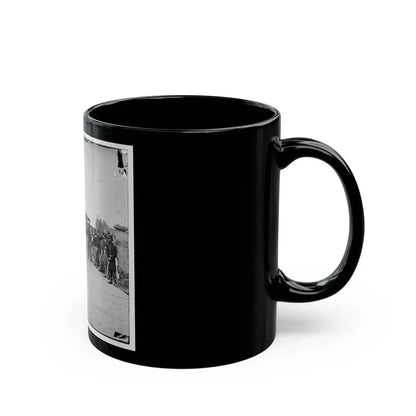District Of Columbia. Soldiers At Gate Of Fort Slemmer (U.S. Civil War) Black Coffee Mug - Go Mug Yourself