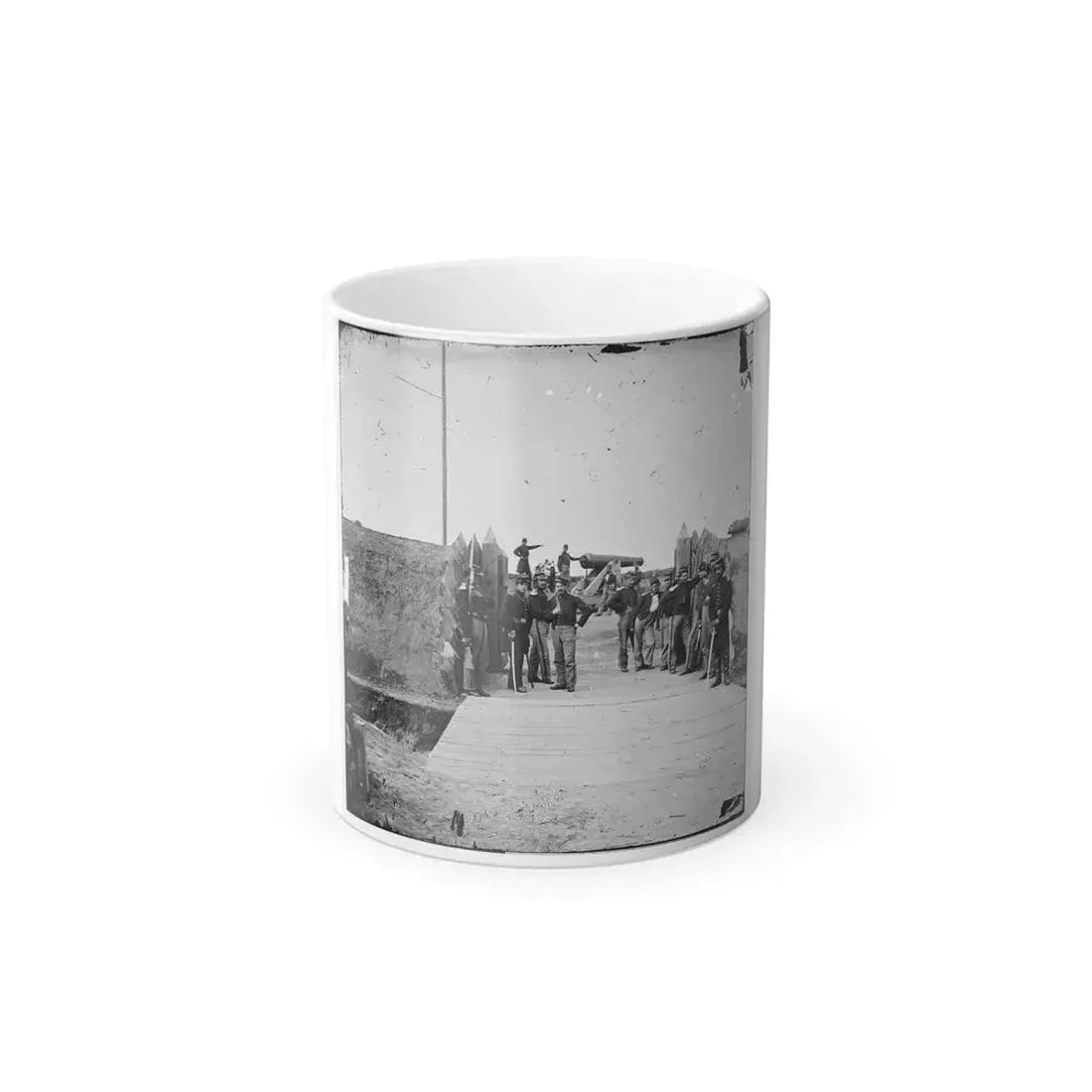 District of Columbia. Soldiers at Gate of Fort Slemmer (U.S. Civil War) Color Changing Coffee Mug 11oz Default Title 11oz - Go Mug Yourself