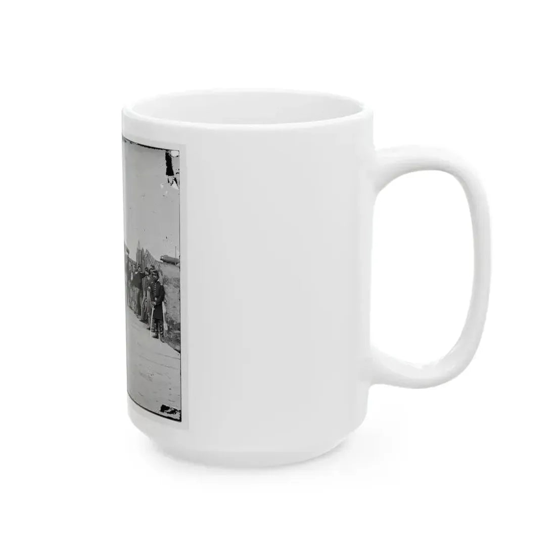 District Of Columbia. Soldiers At Gate Of Fort Slemmer (U.S. Civil War) White Coffee Mug - Go Mug Yourself
