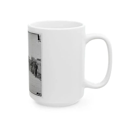 District Of Columbia. Soldiers At Gate Of Fort Slemmer (U.S. Civil War) White Coffee Mug - Go Mug Yourself