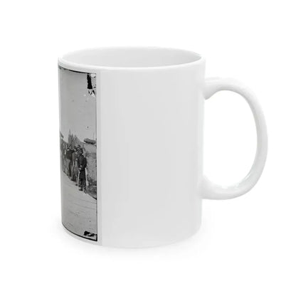 District Of Columbia. Soldiers At Gate Of Fort Slemmer (U.S. Civil War) White Coffee Mug - Go Mug Yourself