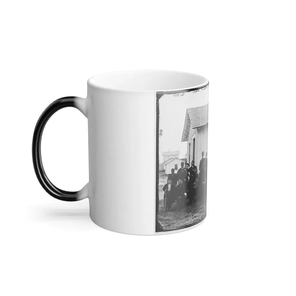 District of Columbia. White Officers of 4Th U.S. Colored Infantry at Leisure, Fort Slocum (U.S. Civil War) Color Changing Coffee Mug 11oz - Go Mug Yourself