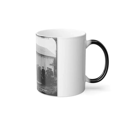District of Columbia. White Officers of 4Th U.S. Colored Infantry at Leisure, Fort Slocum (U.S. Civil War) Color Changing Coffee Mug 11oz - Go Mug Yourself