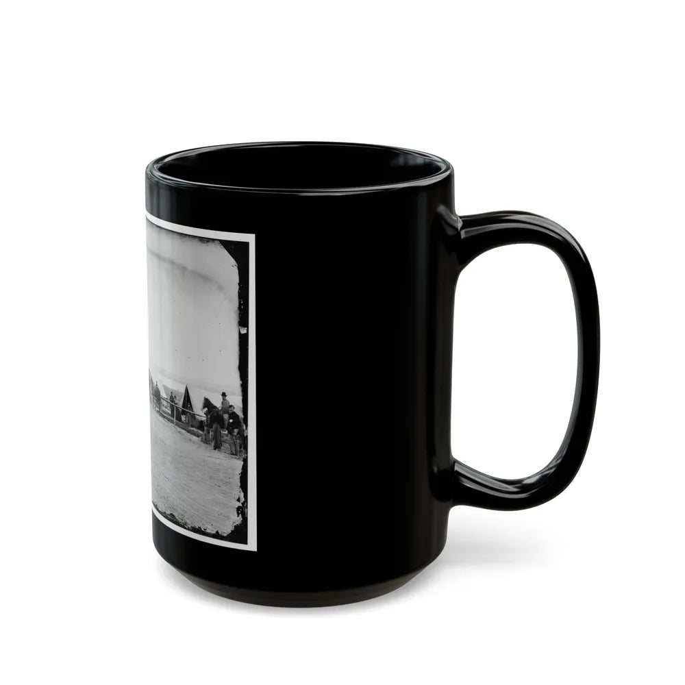 District Of Columbia. Band Before Quarters At Camp Stoneman (U.S. Civil War) Black Coffee Mug-Go Mug Yourself