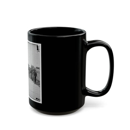 District Of Columbia. Soldiers At Gate Of Fort Slemmer (U.S. Civil War) Black Coffee Mug-Go Mug Yourself