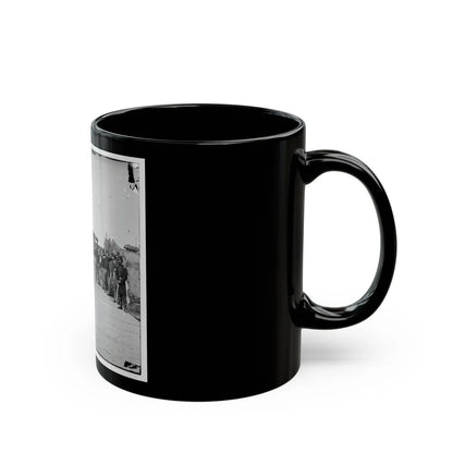 District Of Columbia. Soldiers At Gate Of Fort Slemmer (U.S. Civil War) Black Coffee Mug-Go Mug Yourself