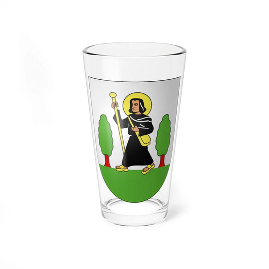 Dittingen-coat of arms (Switzerland) (Coat of Arms) Pint Glass 16oz 16oz - Go Mug Yourself