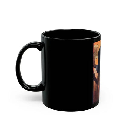 Dividing Line, Cosmopolitan, July 1959 - Black Coffee Mug - Go Mug Yourself