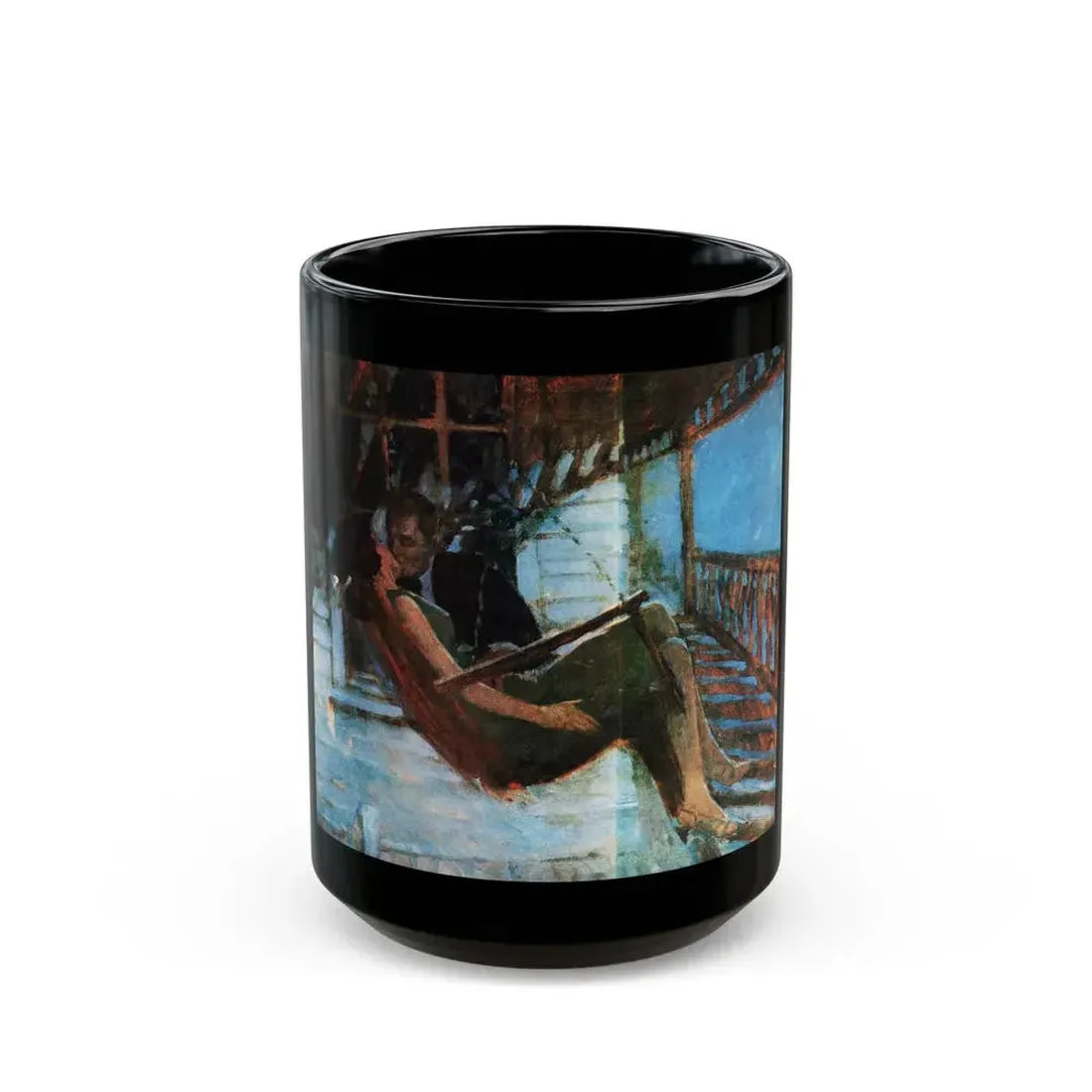 Dividing Line, Rebook, July 1964 - Black Coffee Mug 15oz - Go Mug Yourself