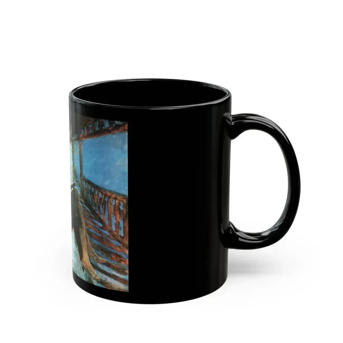 Dividing Line, Rebook, July 1964 - Black Coffee Mug - Go Mug Yourself