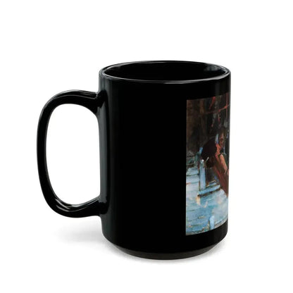 Dividing Line, Rebook, July 1964 - Black Coffee Mug - Go Mug Yourself