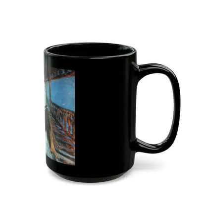 Dividing Line, Rebook, July 1964 - Black Coffee Mug - Go Mug Yourself