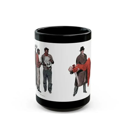 Divine Fire (1), The American Magazine, December 1936 - Black Coffee Mug 15oz - Go Mug Yourself