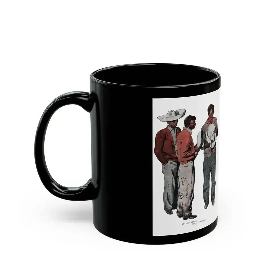 Divine Fire (1), The American Magazine, December 1936 - Black Coffee Mug - Go Mug Yourself