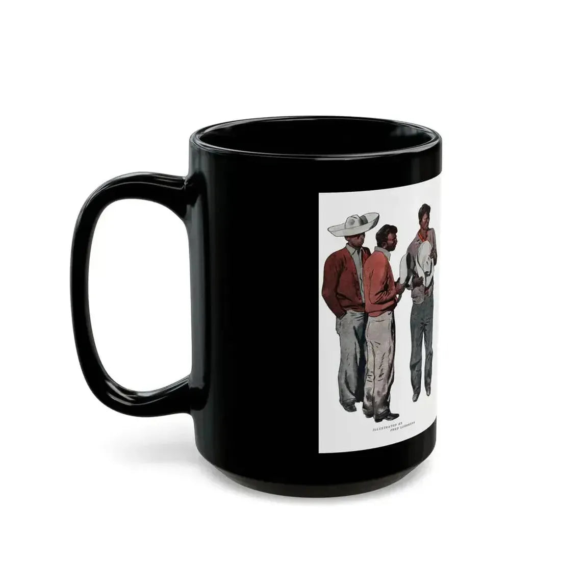 Divine Fire (1), The American Magazine, December 1936 - Black Coffee Mug - Go Mug Yourself
