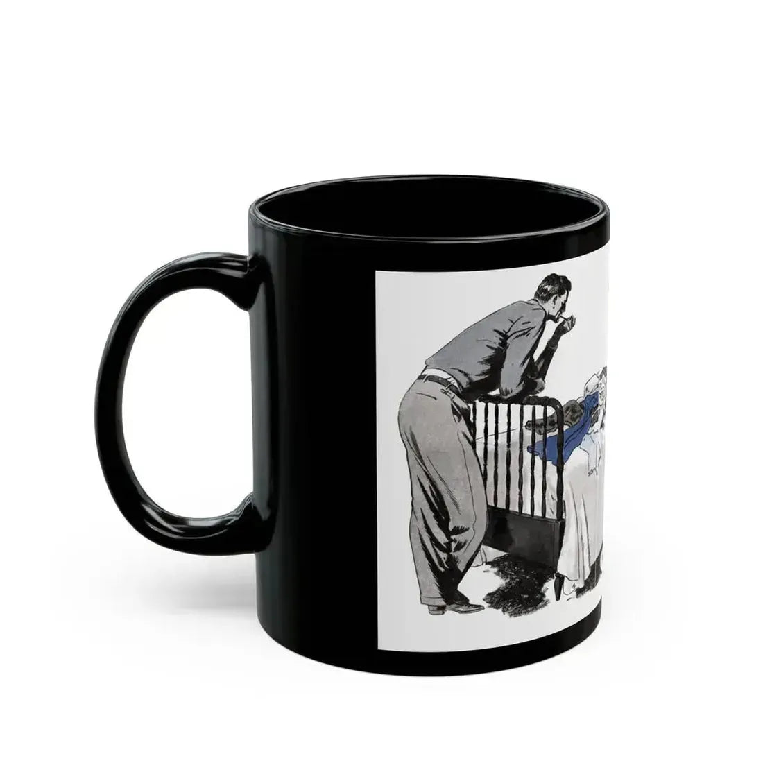 Divine Fire (2), The American Magazine, December 1936 - Black Coffee Mug - Go Mug Yourself