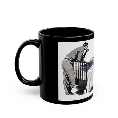 Divine Fire (2), The American Magazine, December 1936 - Black Coffee Mug - Go Mug Yourself