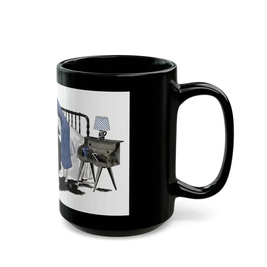 Divine Fire (2), The American Magazine, December 1936 - Black Coffee Mug - Go Mug Yourself