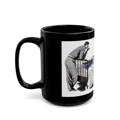 Divine Fire (2), The American Magazine, December 1936 - Black Coffee Mug - Go Mug Yourself