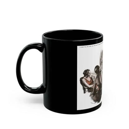 Diving Girl (2), Cosmopolitan, January 1934 - Black Coffee Mug - Go Mug Yourself