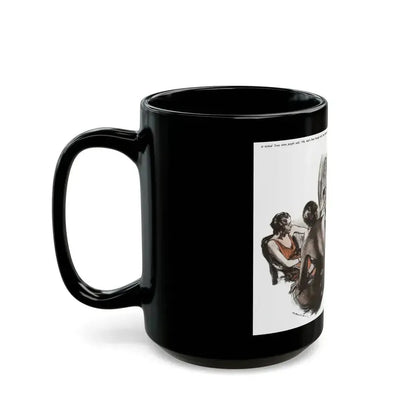Diving Girl (2), Cosmopolitan, January 1934 - Black Coffee Mug - Go Mug Yourself