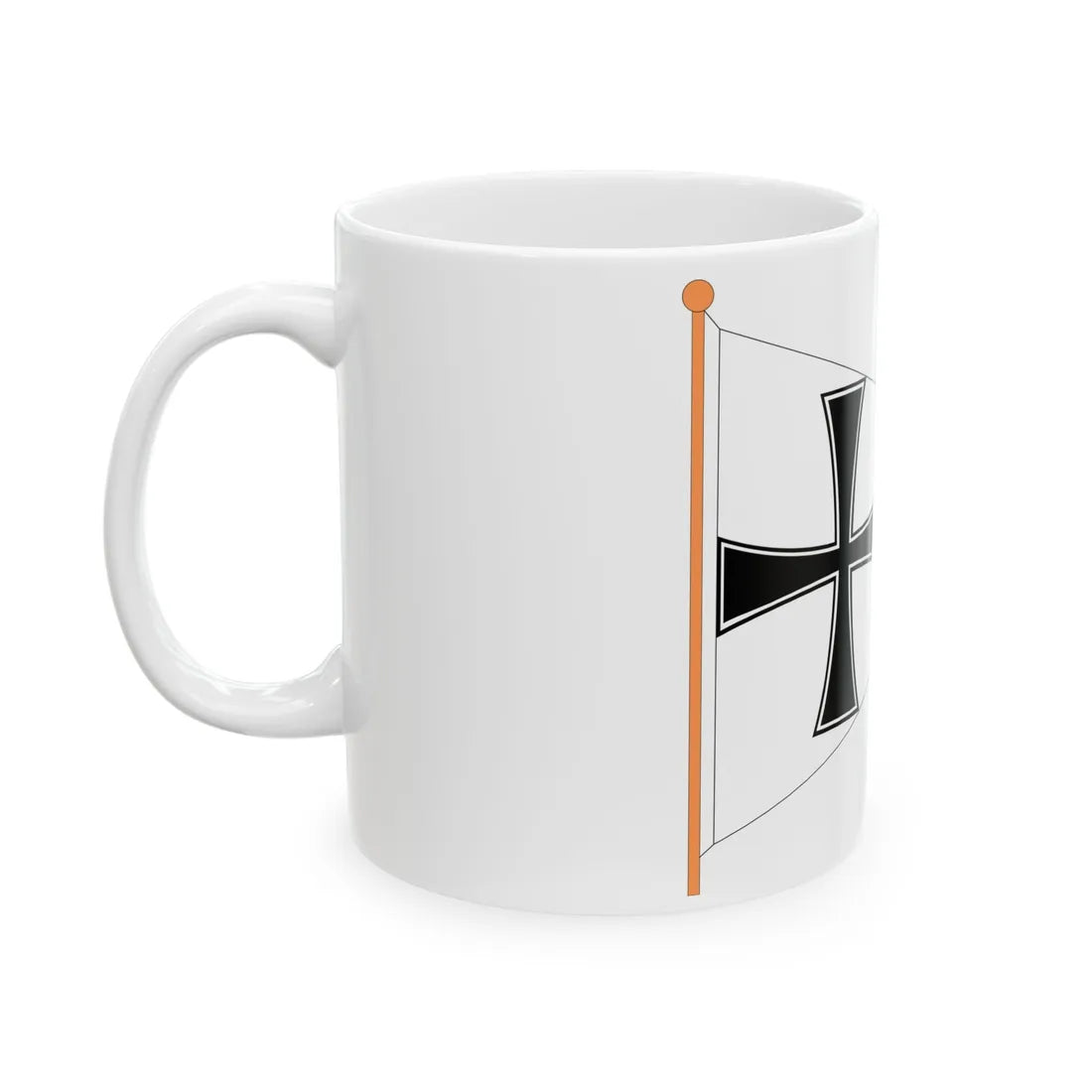 Divisionsstander (Germany) White Coffee Mug - Go Mug Yourself