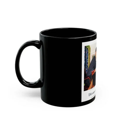 Divorce Case, The Saturday Evening Post, July 9, 1955 - Black Coffee Mug - Go Mug Yourself