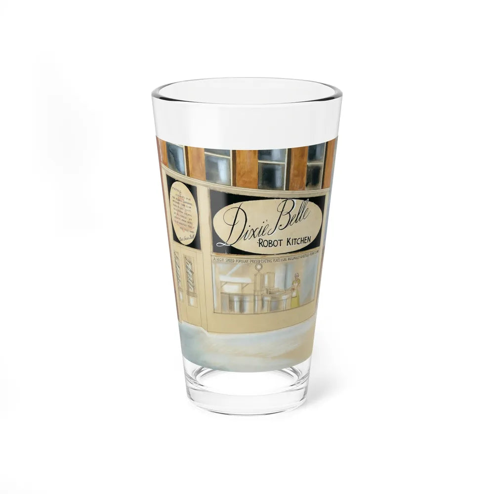 Dixie Belle Robot Kitchen - Pint Glass 16oz-16oz-Go Mug Yourself