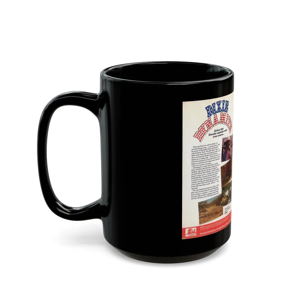 DIXIE DYNAMITE (VHS COVER) - Black Coffee Mug-Go Mug Yourself