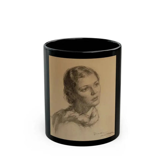 Dixie, Portrait of a Woman - Black Coffee Mug 11oz - Go Mug Yourself