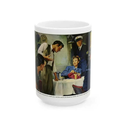 Dizzy Ramirez Knew He Was Wrong, 1947 - White Coffee Mug 15oz - Go Mug Yourself