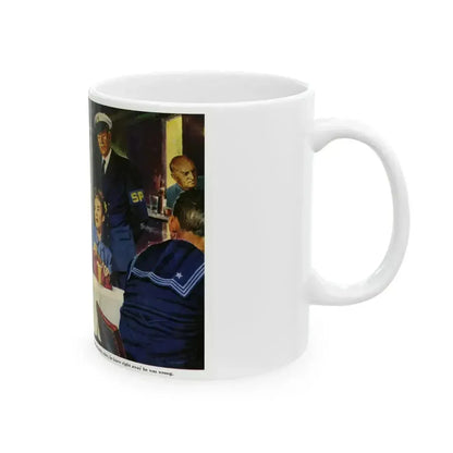 Dizzy Ramirez Knew He Was Wrong, 1947 - White Coffee Mug - Go Mug Yourself