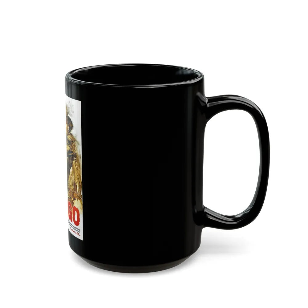 DJANGO 1966 Movie Poster - Black Coffee Mug-Go Mug Yourself