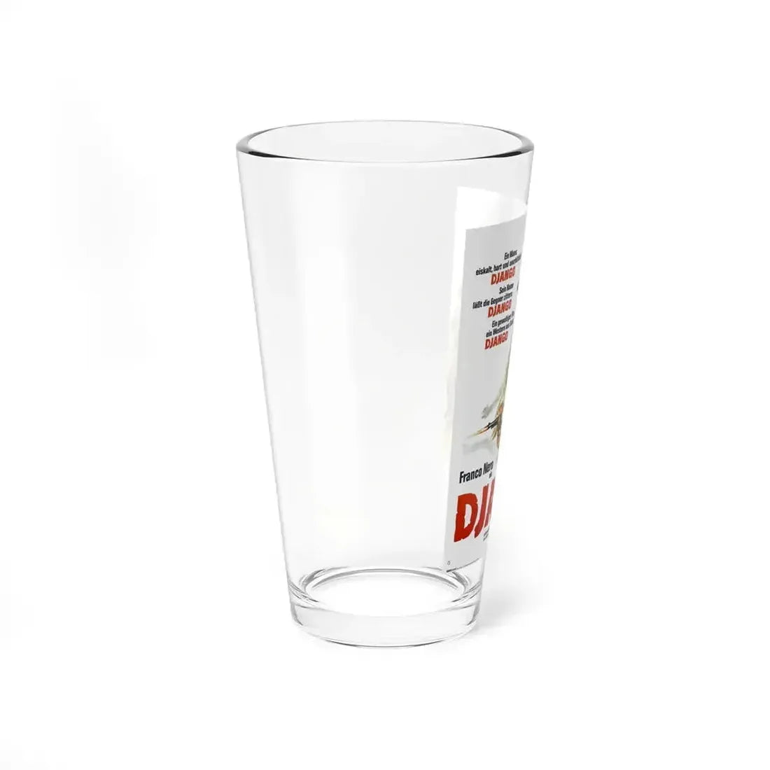 DJANGO 1966 Movie Poster - Pint Glass 16oz - Go Mug Yourself