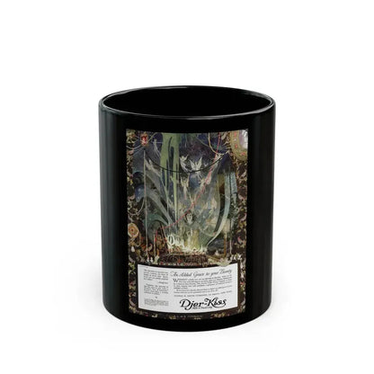 Djer-Kiss ad, Ladies' Home Journal, August 1918 - Black Coffee Mug 11oz - Go Mug Yourself