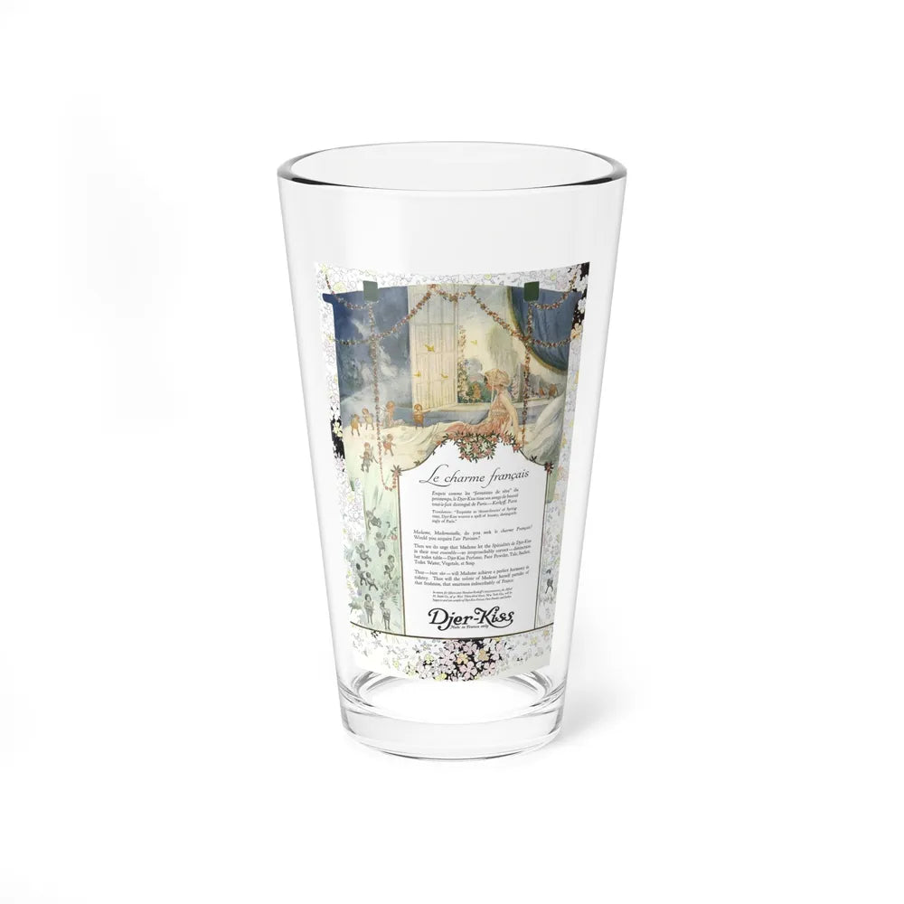 Djer-Kiss ad, Ladies' Home Journal, February 1918 - Pint Glass 16oz-16oz-Go Mug Yourself